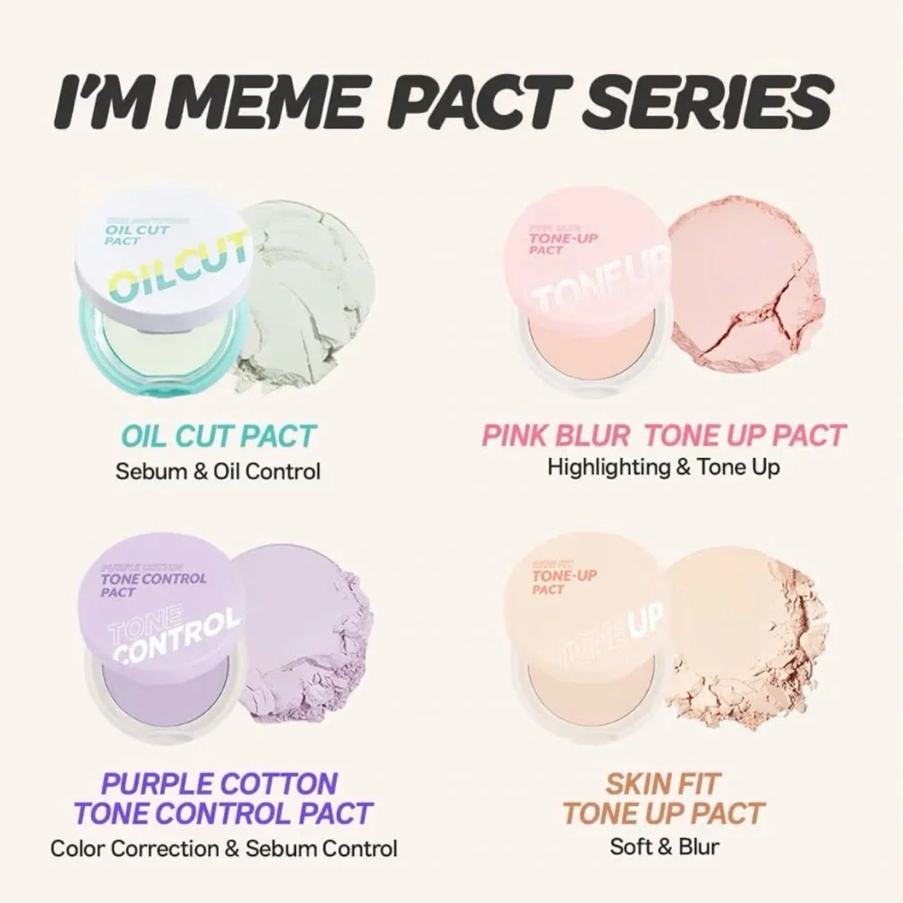 I’m Meme I’m Oil Cut Pact Pressed Setting Powder